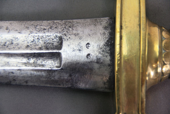 sabre glaive d'artillerie mle 1816 modifié lame marquée 