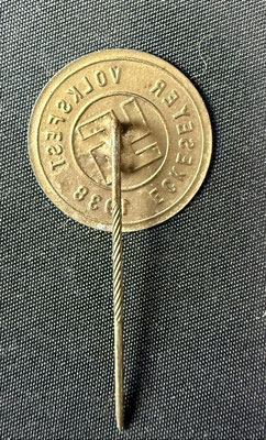 épingle volkfest 1938 Prix : 25 euros