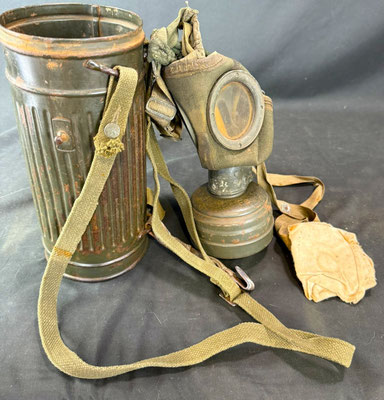 masque à gaz allemand ww2 tampon