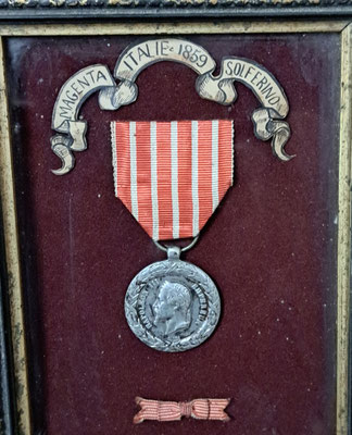 medaille campagne d'italie second empire 