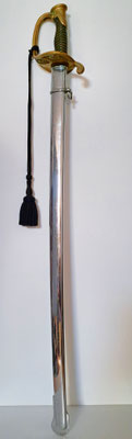 sabre d'adjudant modèle 1845 ww1 fourreau fer