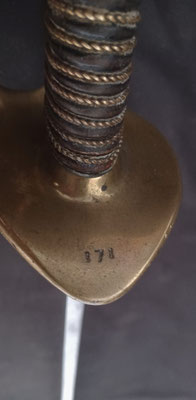 sabre cavalerie légére suisse modèle 1842 poignée filigranée 