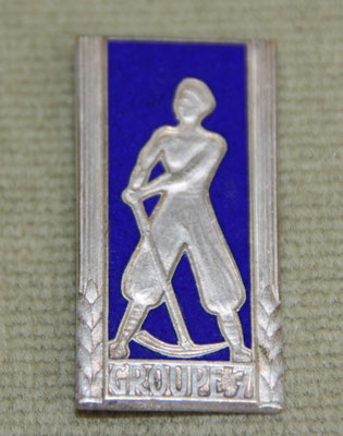 insigne chantier de la jeunesse groupe 7 .25 rue beranger.II drago paris nice  deposé .prix 70 euros 