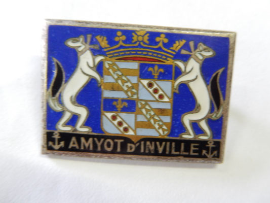 insigne amyot d'inville DP 25 rue ber  Prix : 10 euros