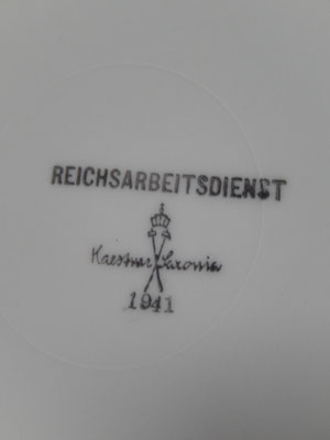 ASSIETTE R.A.D 1941
