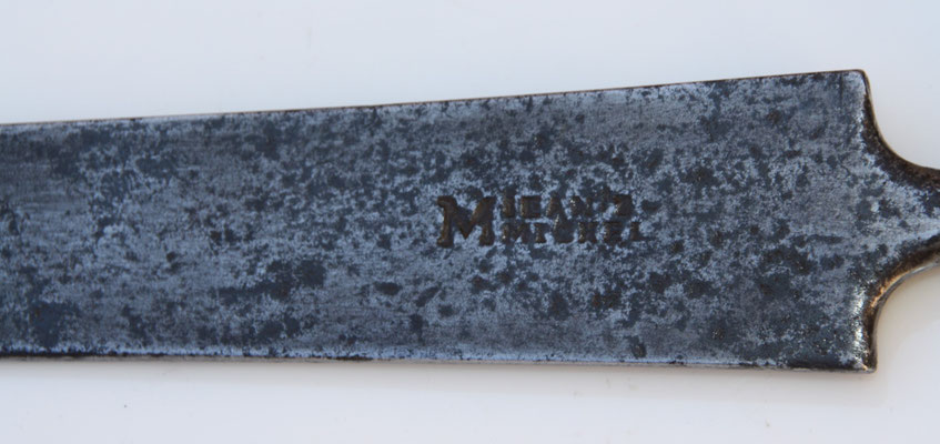baionnette douille officier 1730 en fer forgé 