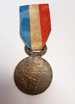 médaillle de la marche de la presse 1904