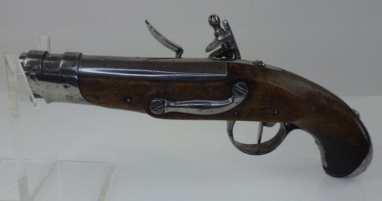 pistolet gendarmerie à silex  à un coups  mle An IX