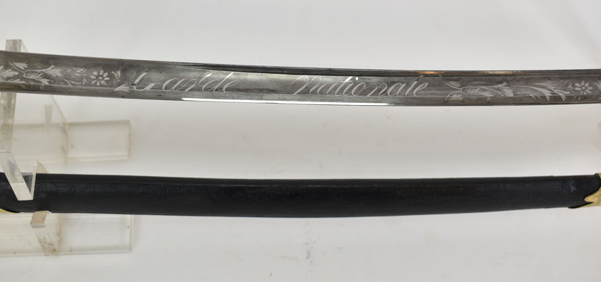 sabre officier de la garde nationale