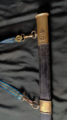 sabre d'officier de marine 1837 avrec garniture 
