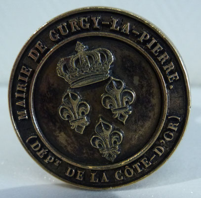 sceau  mairie de gurgy la pierre