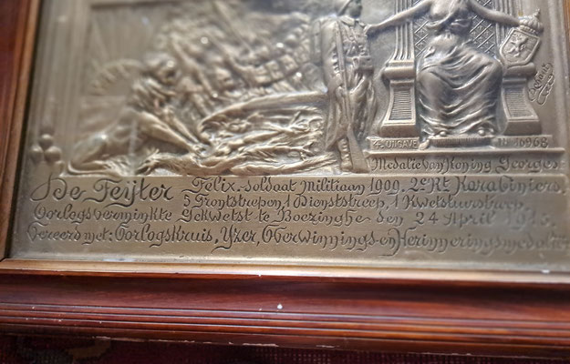 decoration belges medaille pour la bravoure georges V 