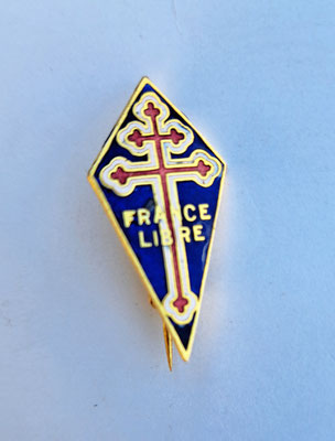 insigne FNFL le perchoir 33 x 17 fabrication reg-d n°83830.prix : 20 euros 