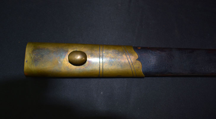 sabre d'officier de maréchaussée modèle 1787 ancien regime  vue de la chape 