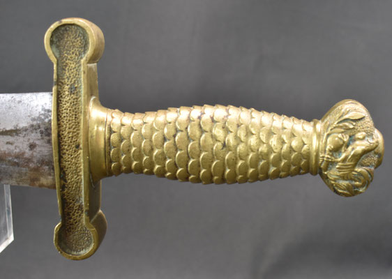 glaive d'artillerie à pieds monarchie de juillet lame modéle 1831