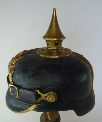 casque à pointe sous officier train bavarois