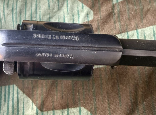 marquage revolver calibre 8 mm manufacture d'armes et cycles de saint etienne 
