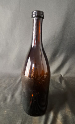 bouteille orange ancienne 