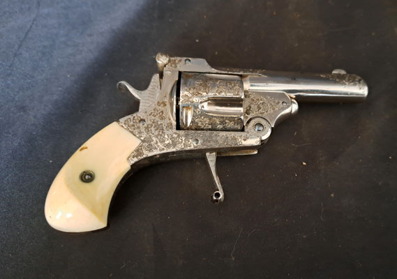 revolver  belge à brisure type smith & wesson cal 320