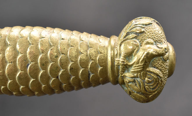 glaive d'artillerie à pieds monarchie de juillet avec fourreau cuir 