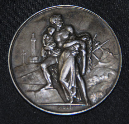 médaille en argent de sauvetage  par Oudiné