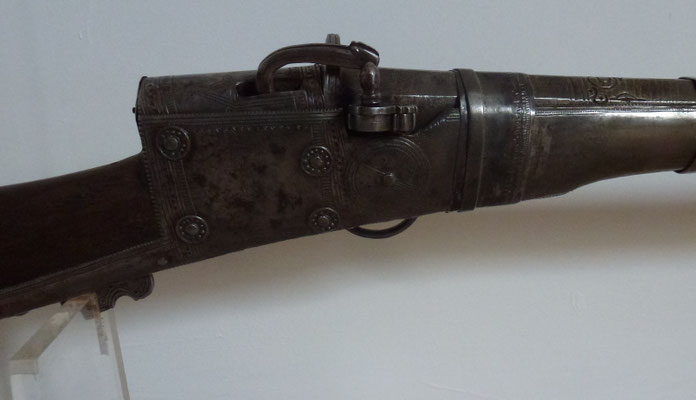 fusil afghan detail de la platine 