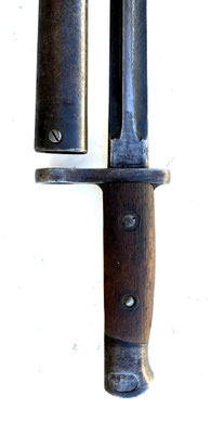 baionnette belge M1916 fourreau metalique 