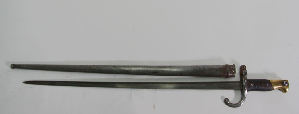 Baïonnette kropatschek de marine 1878 avec fourreau 
