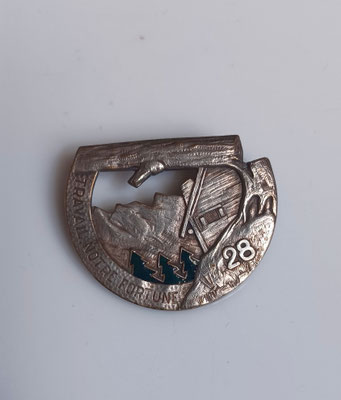 insigne chantier de la jeunesse groupement 28 travail notre fortune  45 mm .drago paris nice 25 rue beranger .prix : 70 euros
