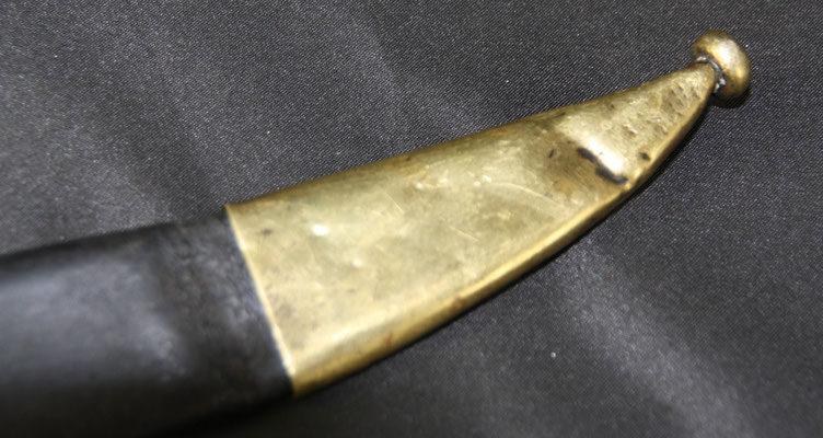 sabre briquet de marine an 9 lame courbe .
