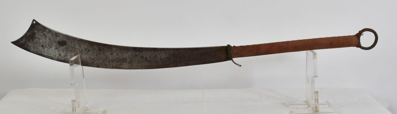sabre indochinois XIXème lame courbe 