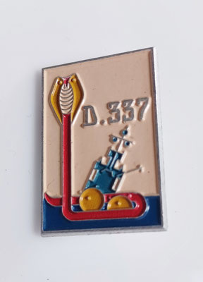 insigne marine la marjolaine dragueur de mines.alu peint augis TBE.prix 70 euros     