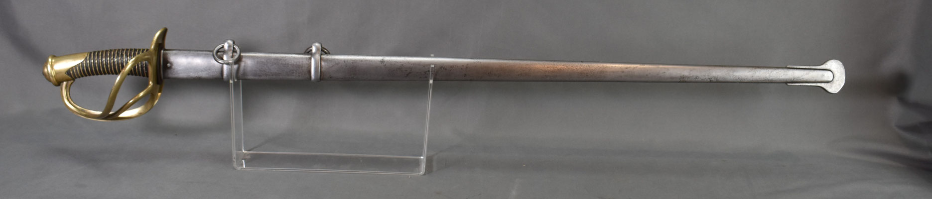 sabre d'essai modèle 1880 fourreau fer .