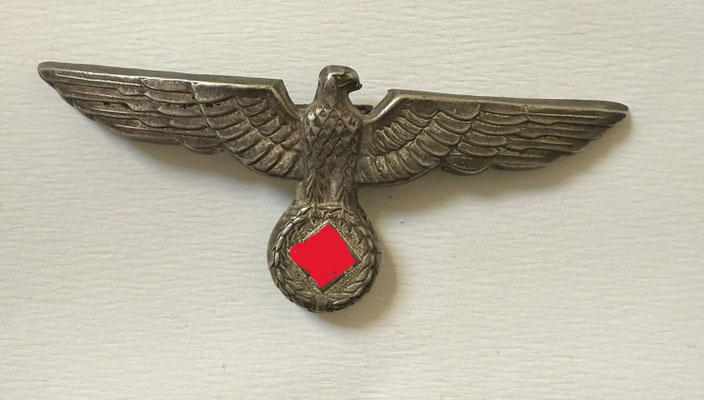 aigle de casquette allemande alliage métallique