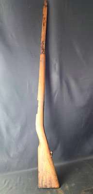 bois de fusil mauser modèle 1871 de chasseur avec plaque de couche .