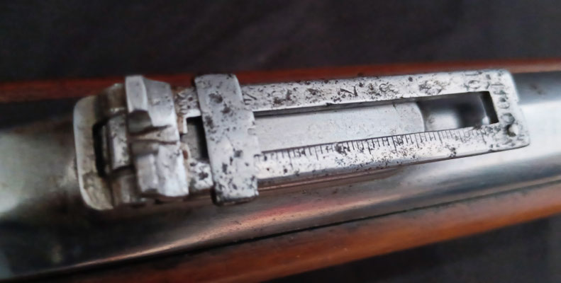carabine modèle 1846 T hausse avec trace de rouille 