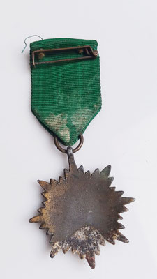 médaille Ostvolk,pour  la bravoure des volontaires de l'Est en alliage de zinc 