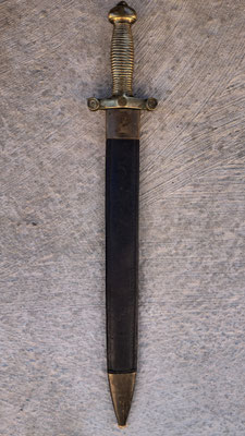 glaive d 'infanterie  modèle 1831 avec son fourreau 