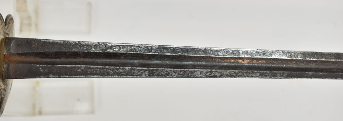 épée d'officier XVIIIème siècle à la mousquetaire 