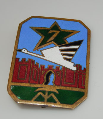  insigne 7 °irailleurs  Marocains fabricant Mourgeon prix : 20 euros