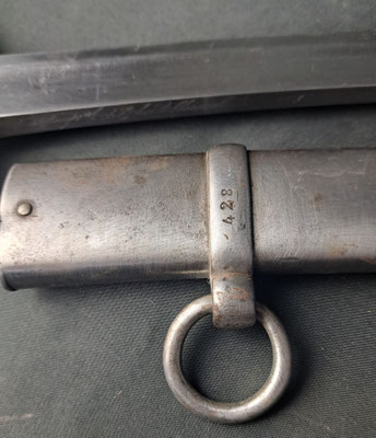 Sabre modèle 1829 de canonnier monté