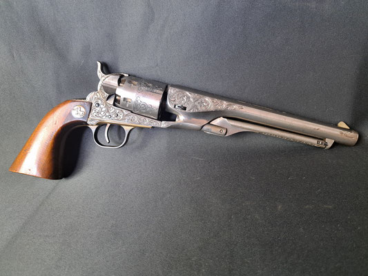 colt centaure luxe modele 1860 gravé en cal 44 poudre noire