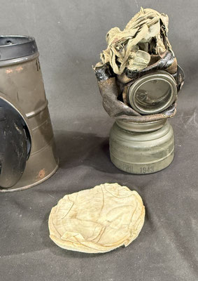 masque à gaz allemand ww2 modèle transition