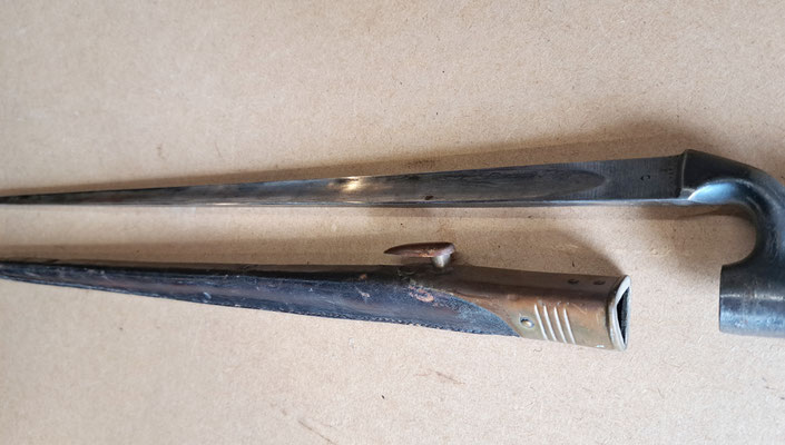 baïonnettte modèle 1876 à douille anglaise