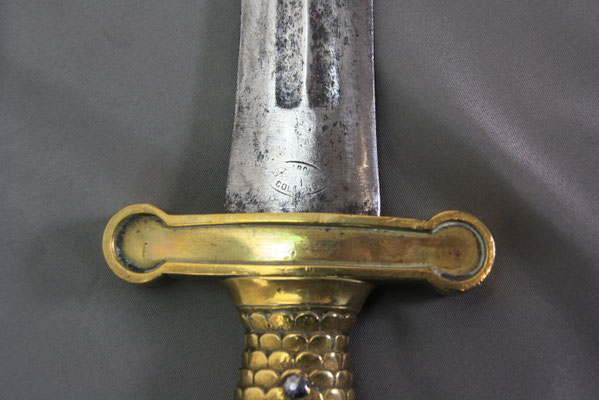 sabre glaive d'artillerie mle 1816 modifié fourreau cuir noir