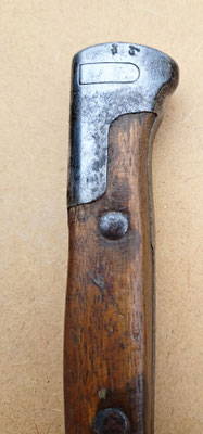 baïonnette mauser 1884-98 1er type 2ème version 