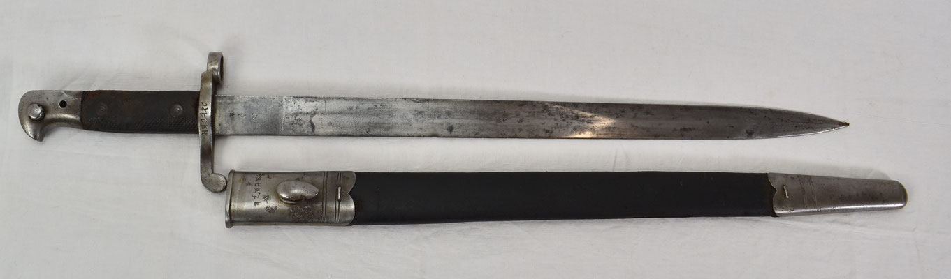 fusil martini henry mk IV type 1 detail baionnette et fourreau