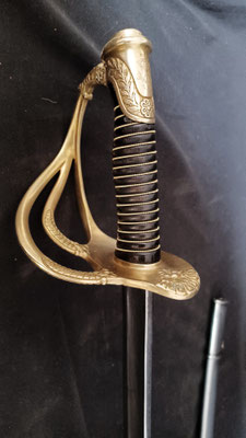 sabre d'officier d'artillerie mle 1822- 99 calotte courte 