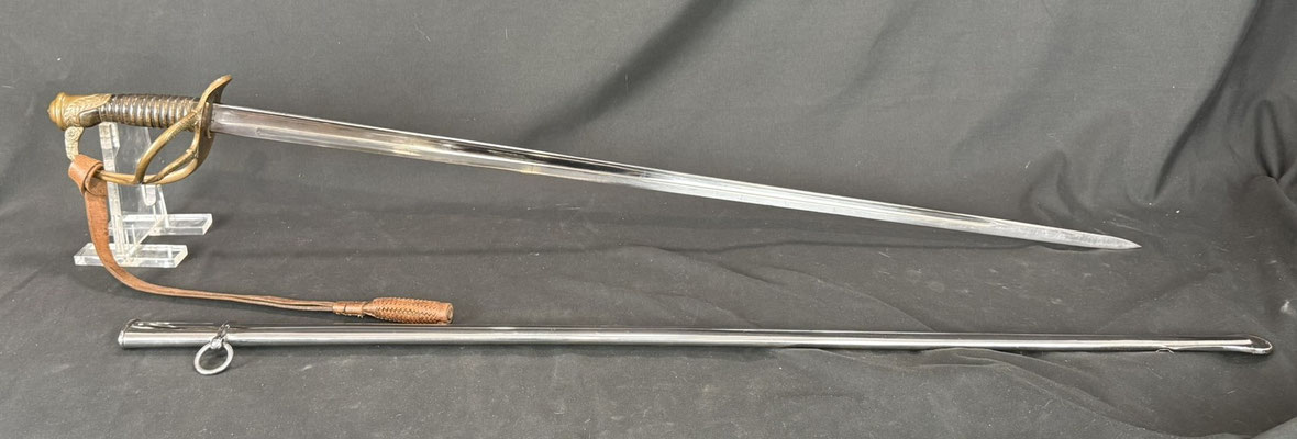 sabre officier de cavalerie mle 1883 latte droit 