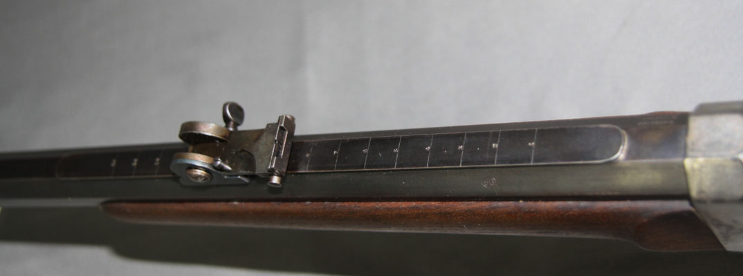carabine suisse sytéme martini details de la hausse .